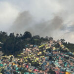Incendio en los Cerros Orientales de Bogotá