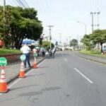 Ver la avenida 30 de Agosto con muy pocos vehículos, fue gratificante para la ciudadanía, solo presenta este panorama cuando hay jornada del Día sin Carro y sin Moto, durante la pandemia o en las Vías Activas.