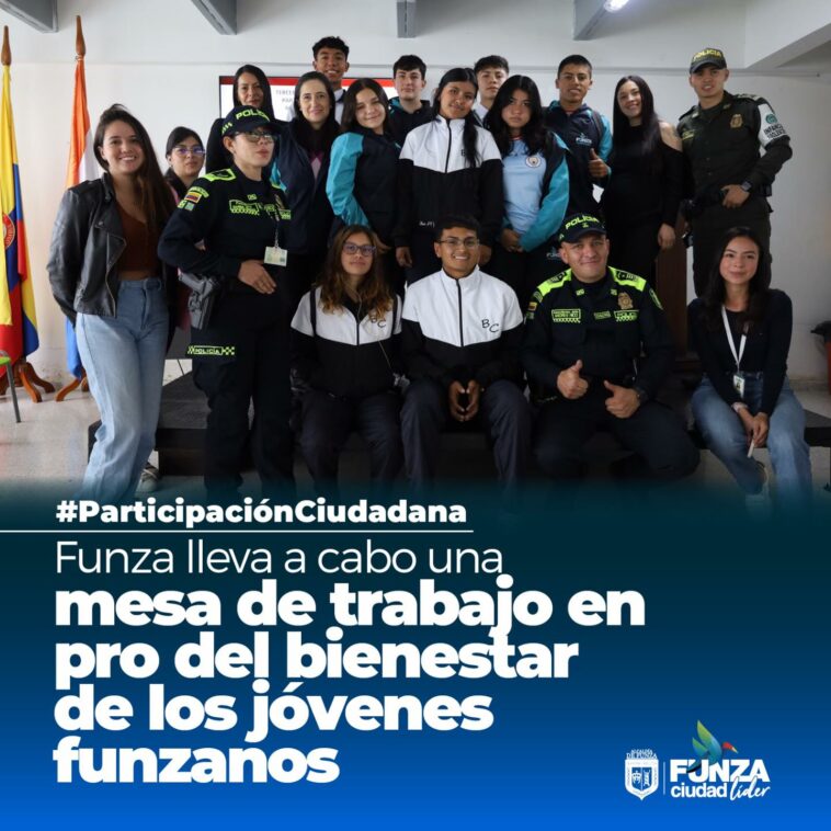 Funza impulsa la participación activa de sus jóvenes en la tercera Mesa Municipal de Bienestar Juvenil