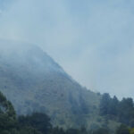 Incendio afecta hectáreas en el cerro Pan de Azúcar