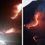 Incendio forestal en Guaitarilla en alerta a autoridades, habitantes temen perder sus viviendas