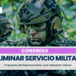Juan Sebastián Gómez, Representante a la Cámara por Caldas, impulsa la eliminación del servicio militar obligatorio