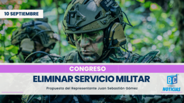 Juan Sebastián Gómez, Representante a la Cámara por Caldas, impulsa la eliminación del servicio militar obligatorio