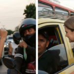 La presentadora de televisión que sale a pescar votos en las calles de Barranquilla