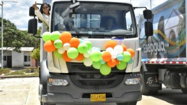 Llegan nuevos carros compactadores de residuos sólidos al municipio de Dibulla