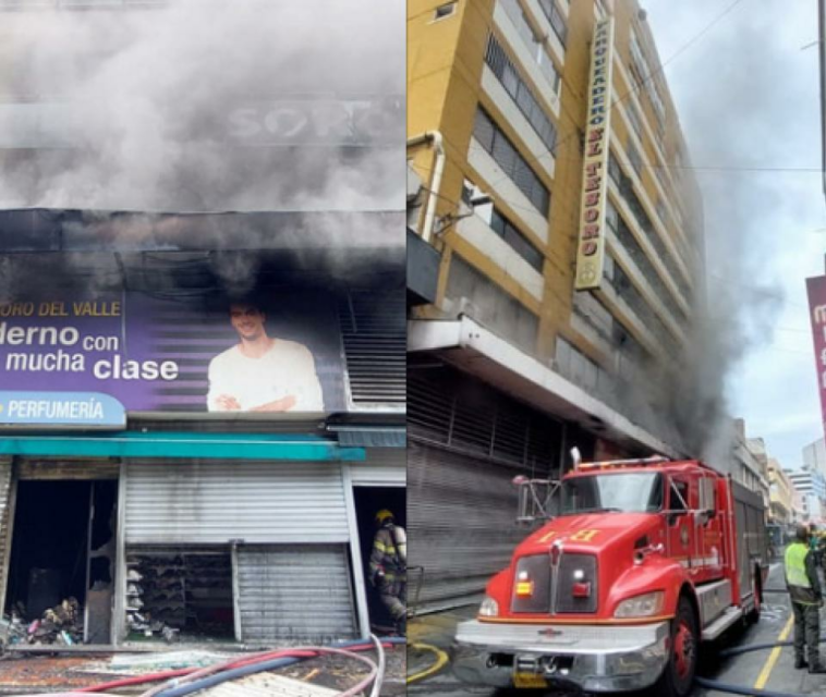 Lo que se sabe del incendio de más de 15 horas en centro comercial de Cali