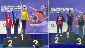 Más medallas para Colombia en el Sudamericano de Gimnasia Artística