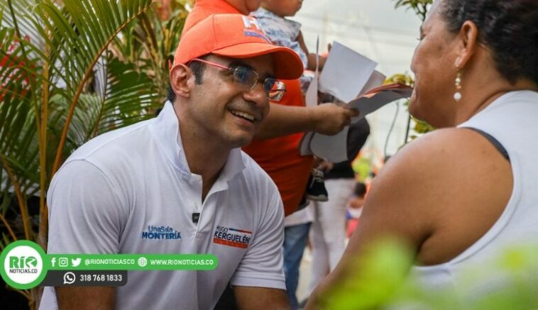 Multitudinaria ola naranja se volvió a tomar Montería en apoyo a Hugo Kerguelén