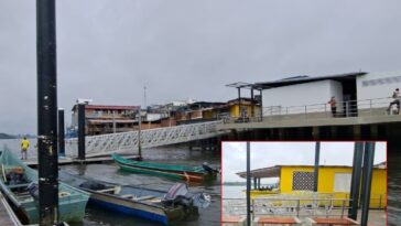 Se inaugura Muelle Flotante en San Andrés de Tumaco, esta obra conectara a diez municipios del Pacífico nariñense