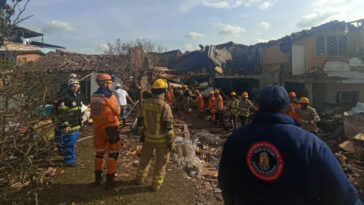 ‘Atención’: en el lugar de la explosion en Rionegro  encontraron gran cantidad de Pólvora sin estallar 
