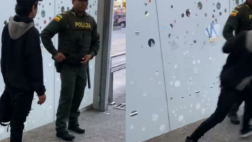 Video: así fue como un ladrón se escapó en Medellín cuando policía se distrajo