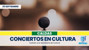 Vuelven los conciertos a la Secretaría de Cultura de Caldas