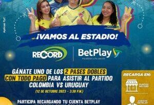 ¡Vamos al estadio! con Record y BetPlay