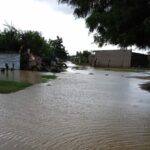 Condición del barrio Miguel Lora, uno de los afectados por las lluvias en Maicao.