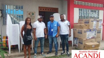 Alcalde de Acandí – Chocó, recibió importante donación por parte de la ACNUR.