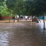 Aracataca bajo el agua tras aguacero de este jueves 