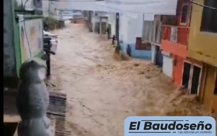 Continua la emergencia en los municipios de Bagadó y Lloró, por desbordamiento del Río Andágueda.