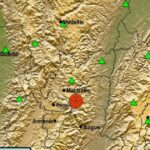 Dos sismos se registraron en el área de influencia del volcán Nevado del Ruiz