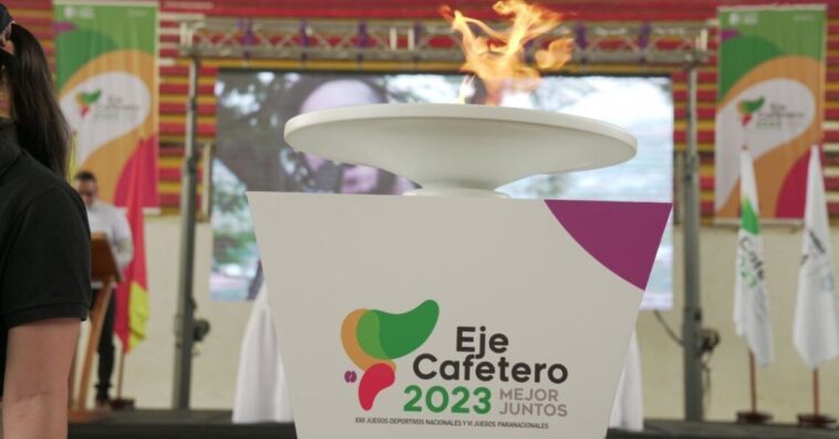 El fuego deportivo de los Juegos Nacionales y Paranacionales inicia su recorrido hacia Manizales
