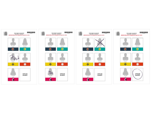 Voto válido para alcaldías y gobernaciones