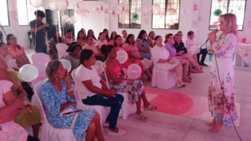 Emotiva conmemoración del Día de la Prevención contra el Cáncer de Mama en Aracataca