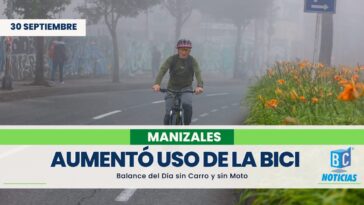 En un 14% aumentó el uso de la bicicleta en el Día sin Carro y sin Moto en Manizales