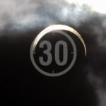 FOTOS: El anillo del eclipse se vio en Medellín