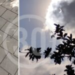 FOTOS: Las sombras del eclipse en el suelo de Medellín