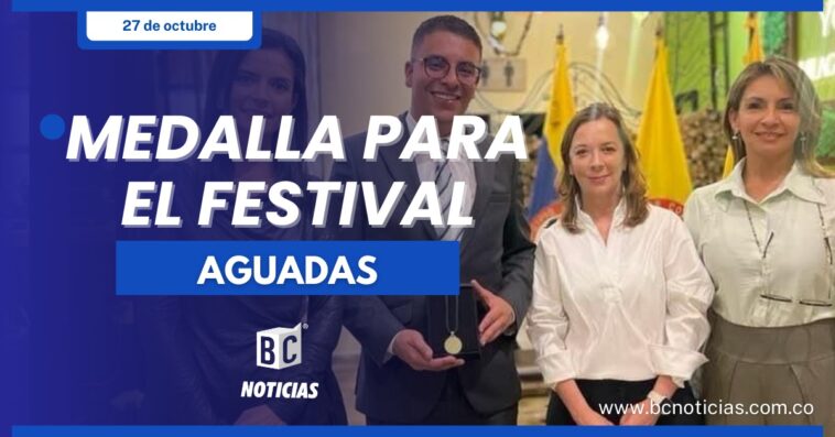 Festival Nacional del Pasillo de Aguadas recibió la Medalla Honor al Mérito