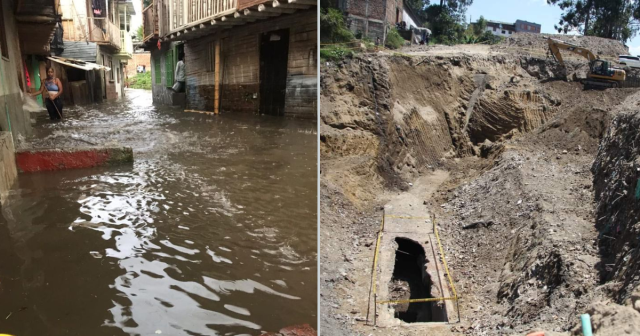 Fin a las inundaciones: obras del Box Culvert controlarán las aguas de la quebrada Armenia