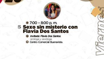 Flavia Dos Santos estará hoy en Río de Libros