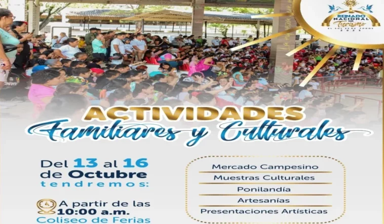 Actividades familiares en Reinado Nacional del Turismo