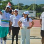 Un recorrido por las diferentes obras del centro polideportivo 4 Veredas, realizó la gobernadora de La Guajira, Diala Wilches Cortina, en compañía del alcalde Marlon Amaya Mejía.