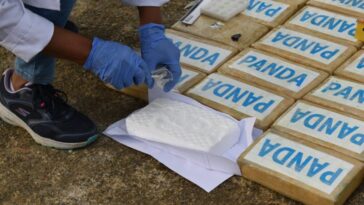 Incautada más de una tonelada de clorhidrato de cocaína en el área general de Pizarro, Bajo Baudó – Chocó.