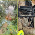 Incendio forestal terminó destruyendo una vivienda en Juan XXIII de Pasto