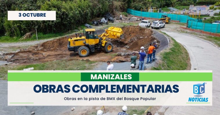 Iniciaron las obras complementarias en la pista de BMX de Manizales