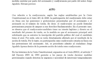 Juez ordena inscribir a Jorge Agudelo como candidato a la Alcaldía samaria