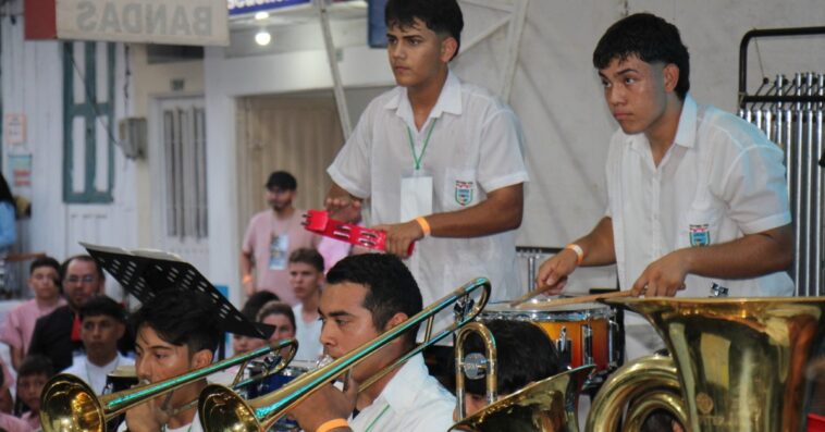 Jurados destacan el desempeño de 24 bandas estudiantiles de Caldas