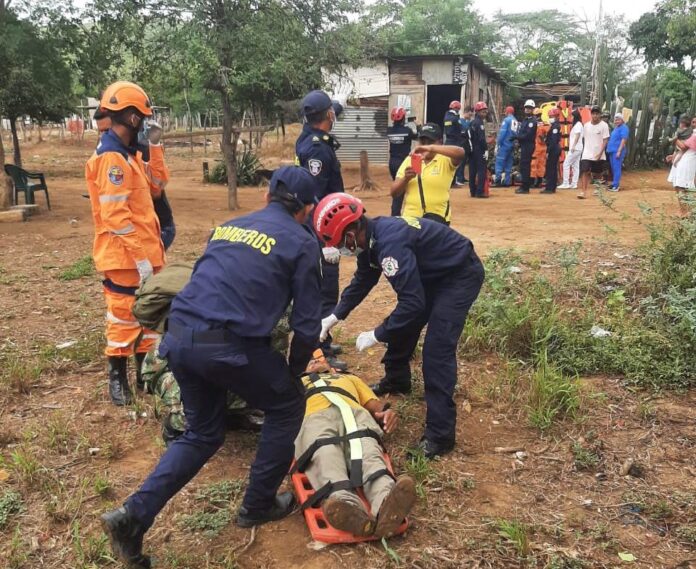 Simulacros realizados en el sur de La Guajira