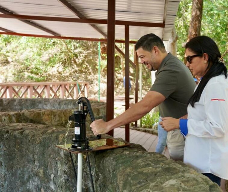 Los pozos de aguas medicinales recuperados en Usiacurí, el nuevo atractivo turístico