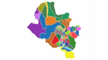 Mapa de los alcaldes electos de Nariño