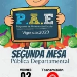 Mesa pública departamental del programa PAE el 3 de noviembre
