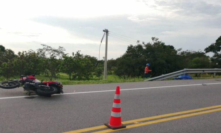 Motociclista fallece en accidente de tránsito ocurrido en jurisdicción de Aguazul