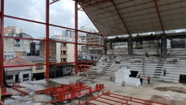 Obras del Coliseo Menor avanzan bien para inicio de los Juegos Nacionales