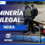 Policía capturó a dos personas por desarrollar minería ilegal en Neira