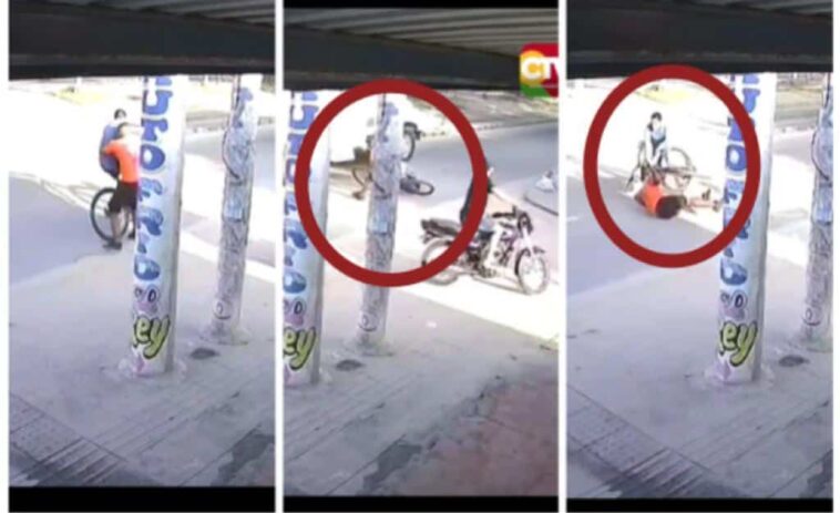 Por robarle la bicicleta, casi hacen que lo arrolle un camión: en Barranquilla