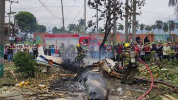 Avioneta sufrió grave accidente y dejó varias personas heridas