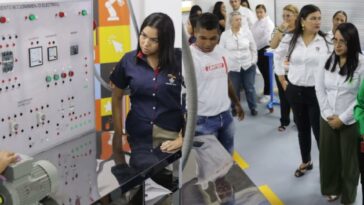 Taller de mecánica industrial llega a los estudiantes de Palmar de Varela (Atlántico)