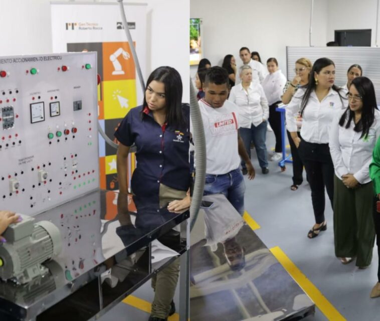 Taller de mecánica industrial llega a los estudiantes de Palmar de Varela (Atlántico)