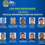 ¿Conoce a alguno? Los 10 hombres más buscados por hurto en Bogotá